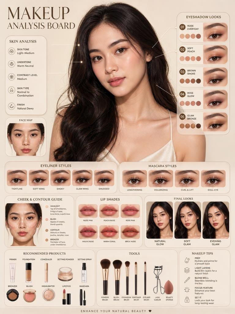 Makeup Analysis Graph Auto Feeds — Studio Visual Instan